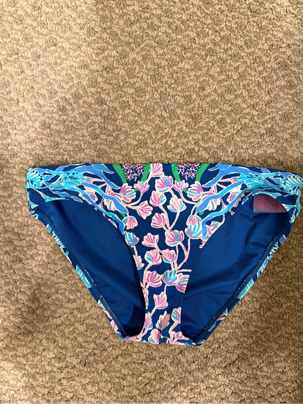 NWT Lilly Pulitzer Betie Bikini Bottom Barton Blue Seacret Escape 4